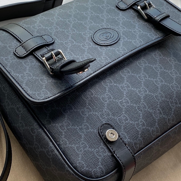 グッチバッグ角部分ディテール